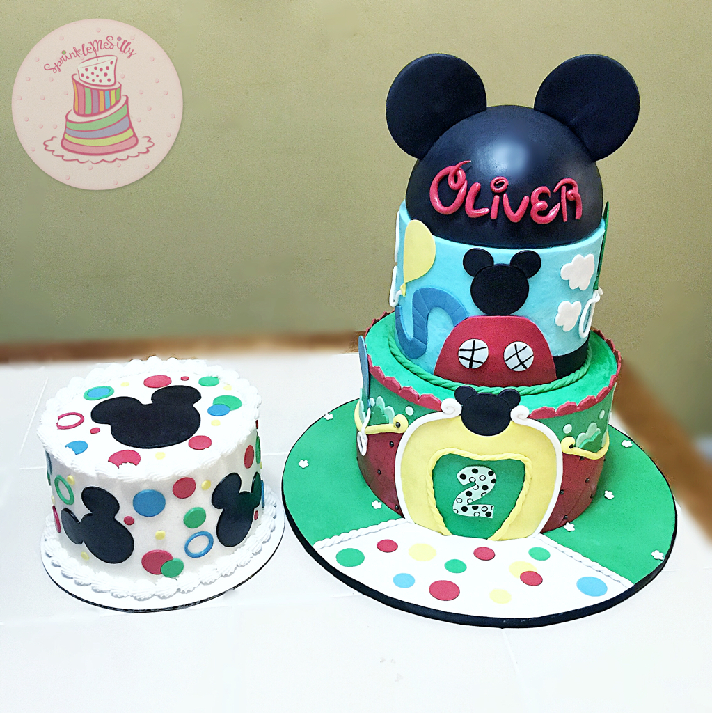 Mickey Mouse Cake - Sprinkle Me Silly photo