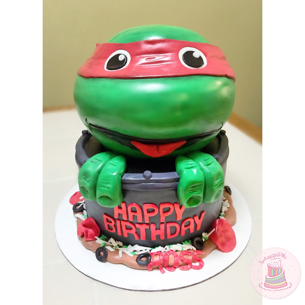 Teenage Mutant Ninja Turtle Cake II - Sprinkle Me Silly photo