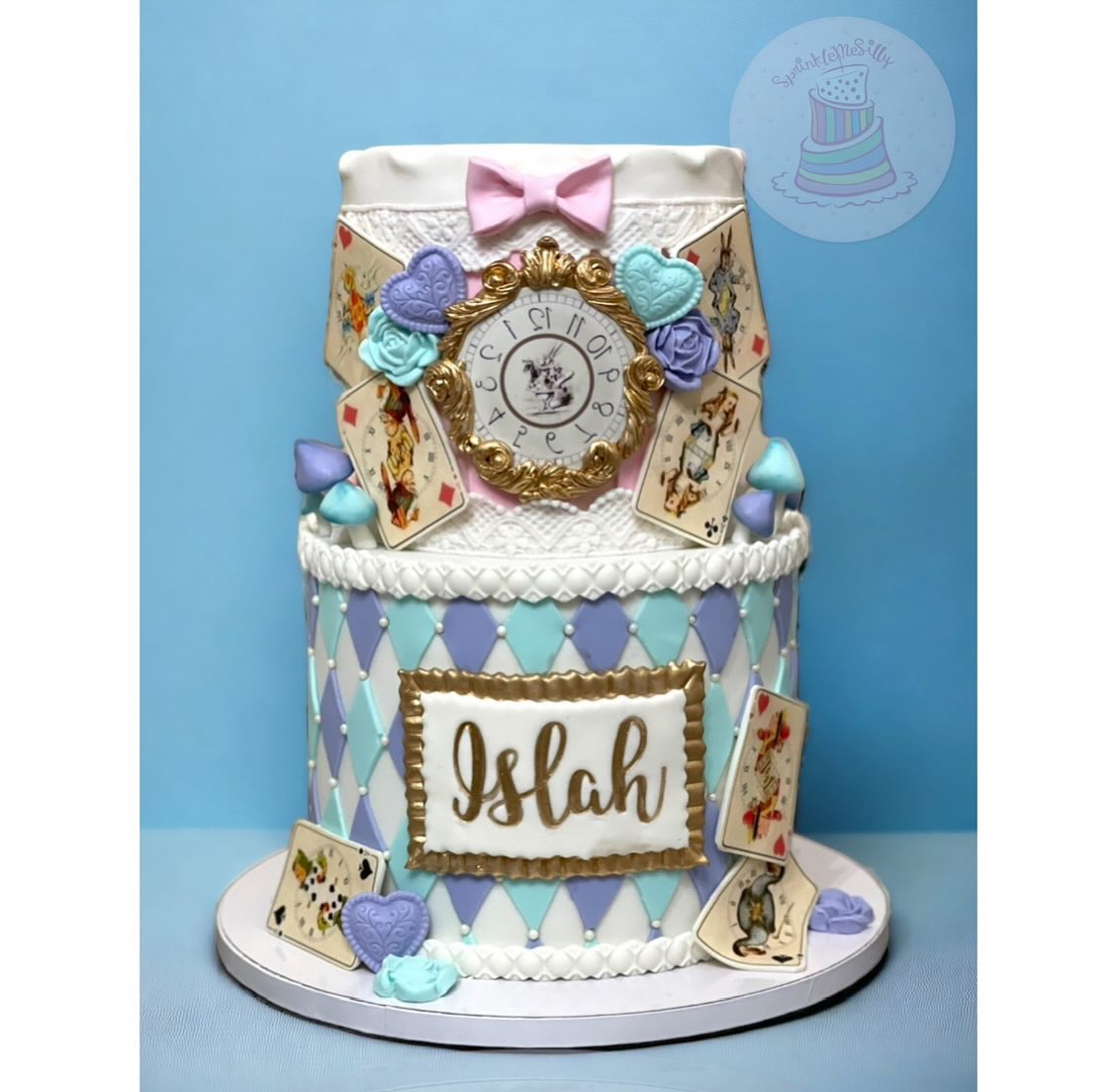 Alice in Wonderland Cake - Sprinkle Me Silly photo