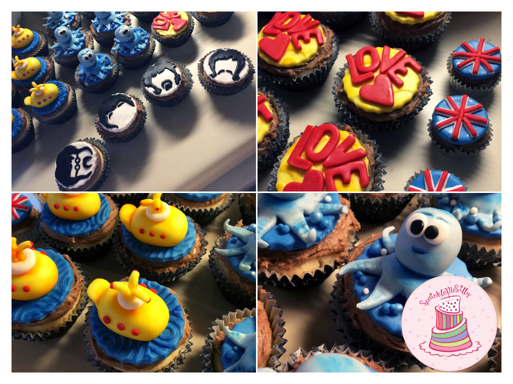 Beatles Cupcakes - Sprinkle Me Silly photo