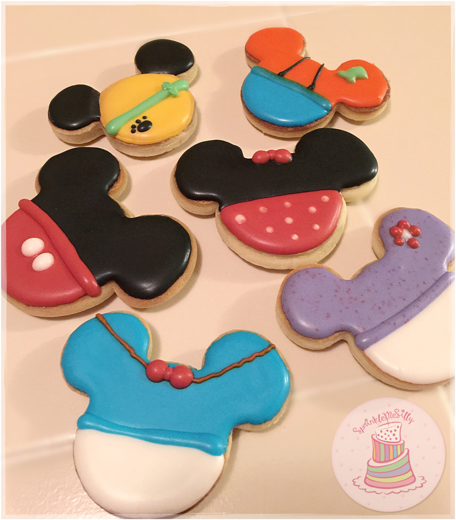 Mickey Mouse Club House Cookies - Sprinkle Me Silly photo