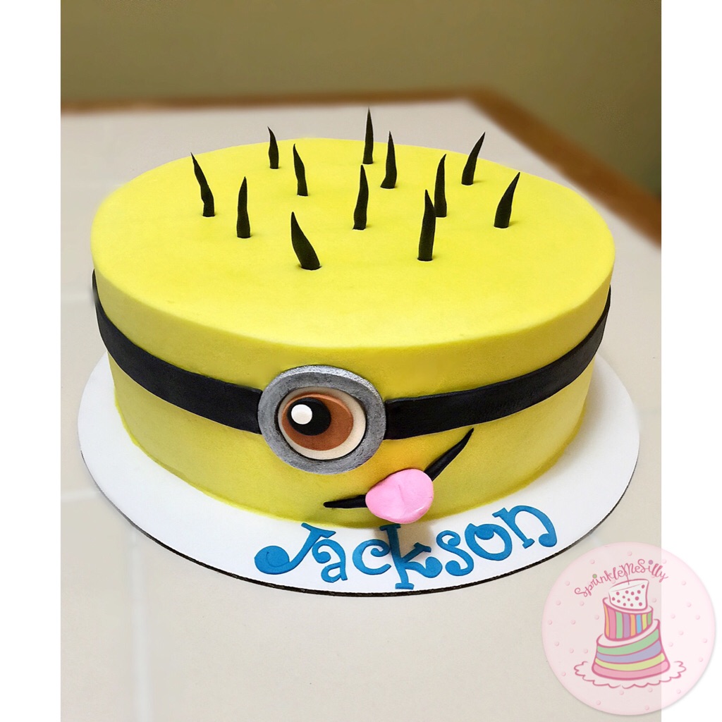 Minion Cake - Sprinkle Me Silly photo