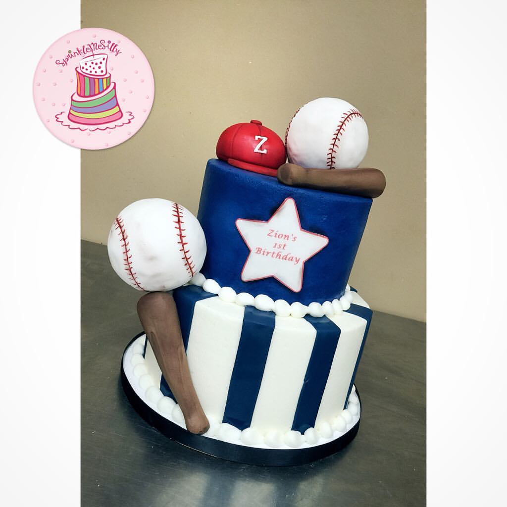 Baseball Cake SMS3 - Sprinkle Me Silly photo