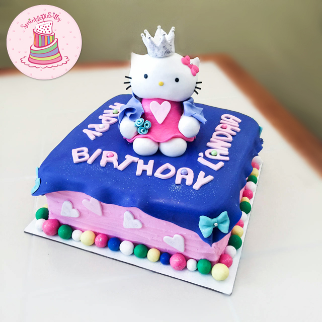 Hello Kitty Princess Cake — 100% Edible - Sprinkle Me Silly photo