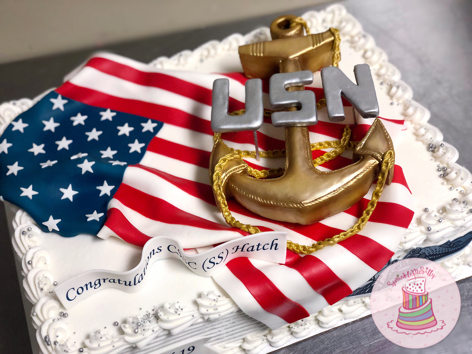 USN Cake - Sprinkle Me Silly photo