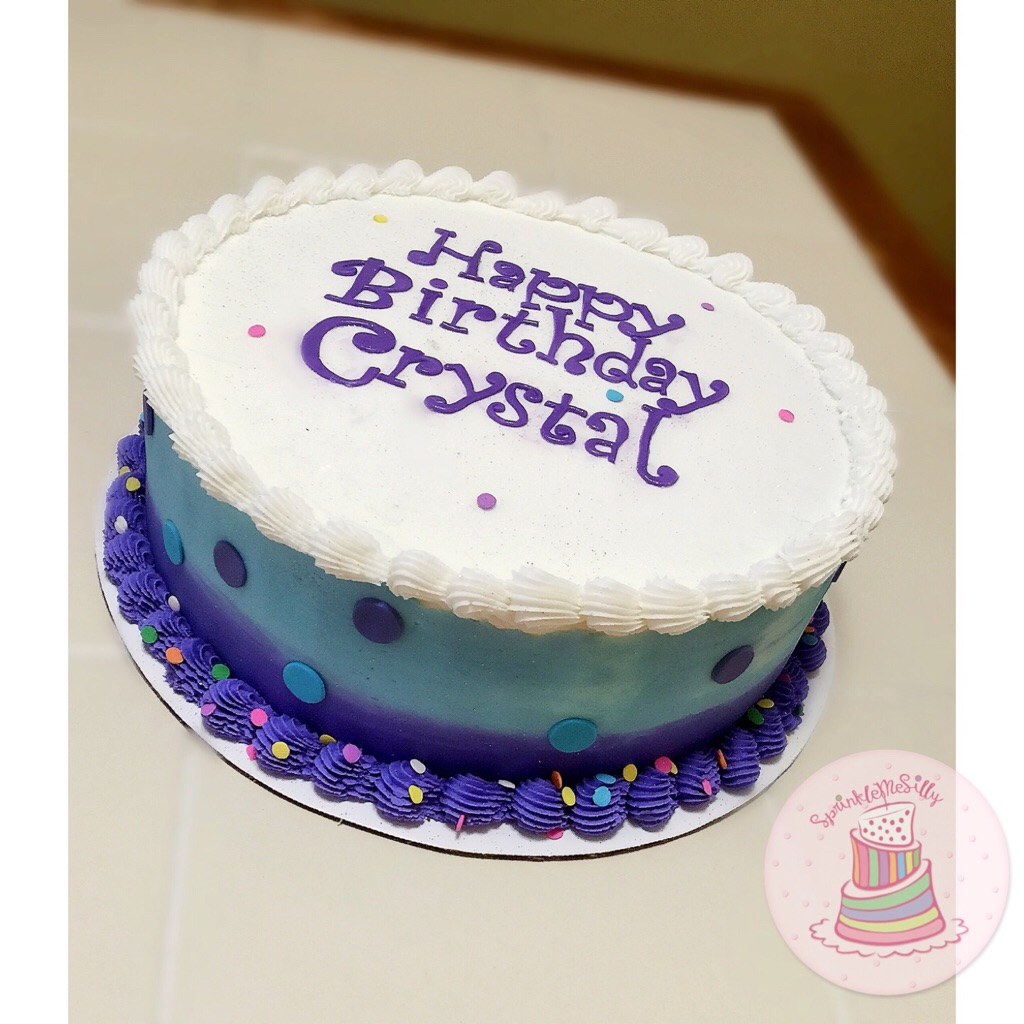 Ombré Birthday Cake - Sprinkle Me Silly photo