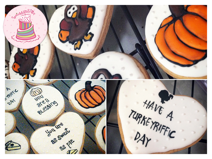 Thanksgiving Sugar Cookies 1 - Sprinkle Me Silly photo
