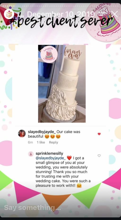 Original customer review screenshot 16 from Sprinkle Me Silly's Say What story highlight