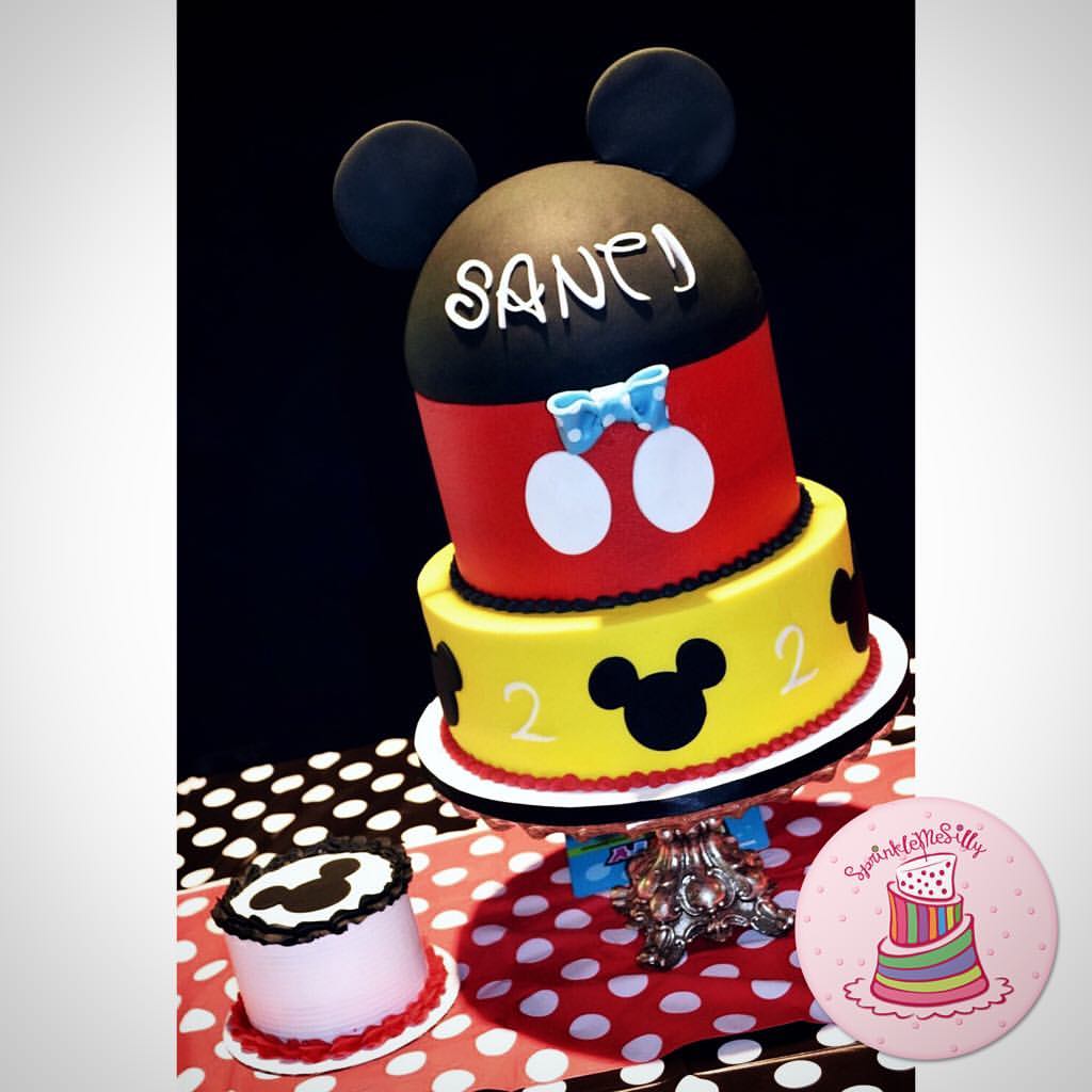 Mickey Mouse Cake - Sprinkle Me Silly photo