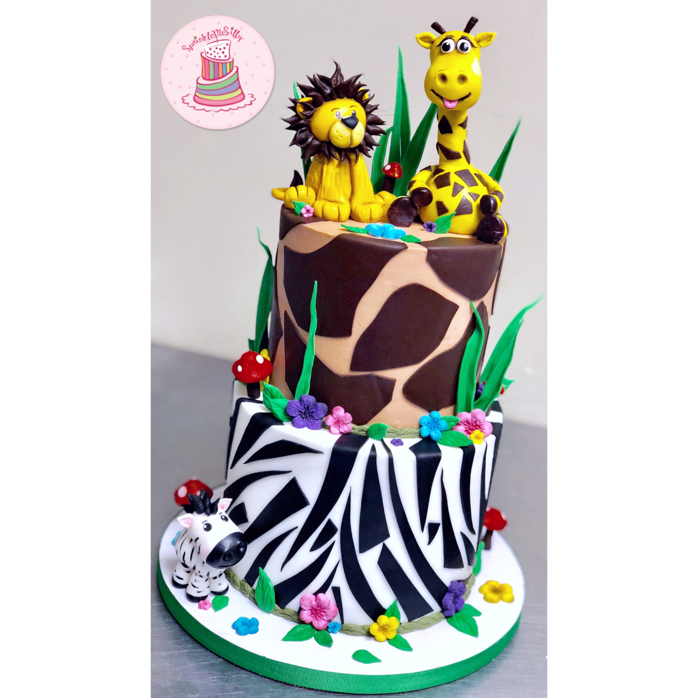Safari Theme Cake - Sprinkle Me Silly photo