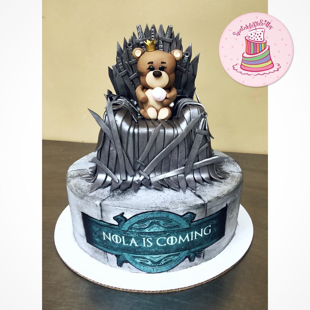 Game of Thrones Babyshower Cake - Sprinkle Me Silly photo