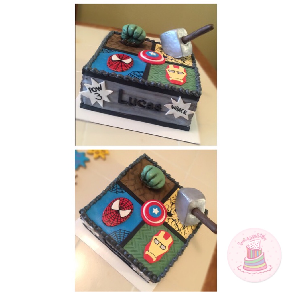 Super Hero Cake II - Sprinkle Me Silly photo