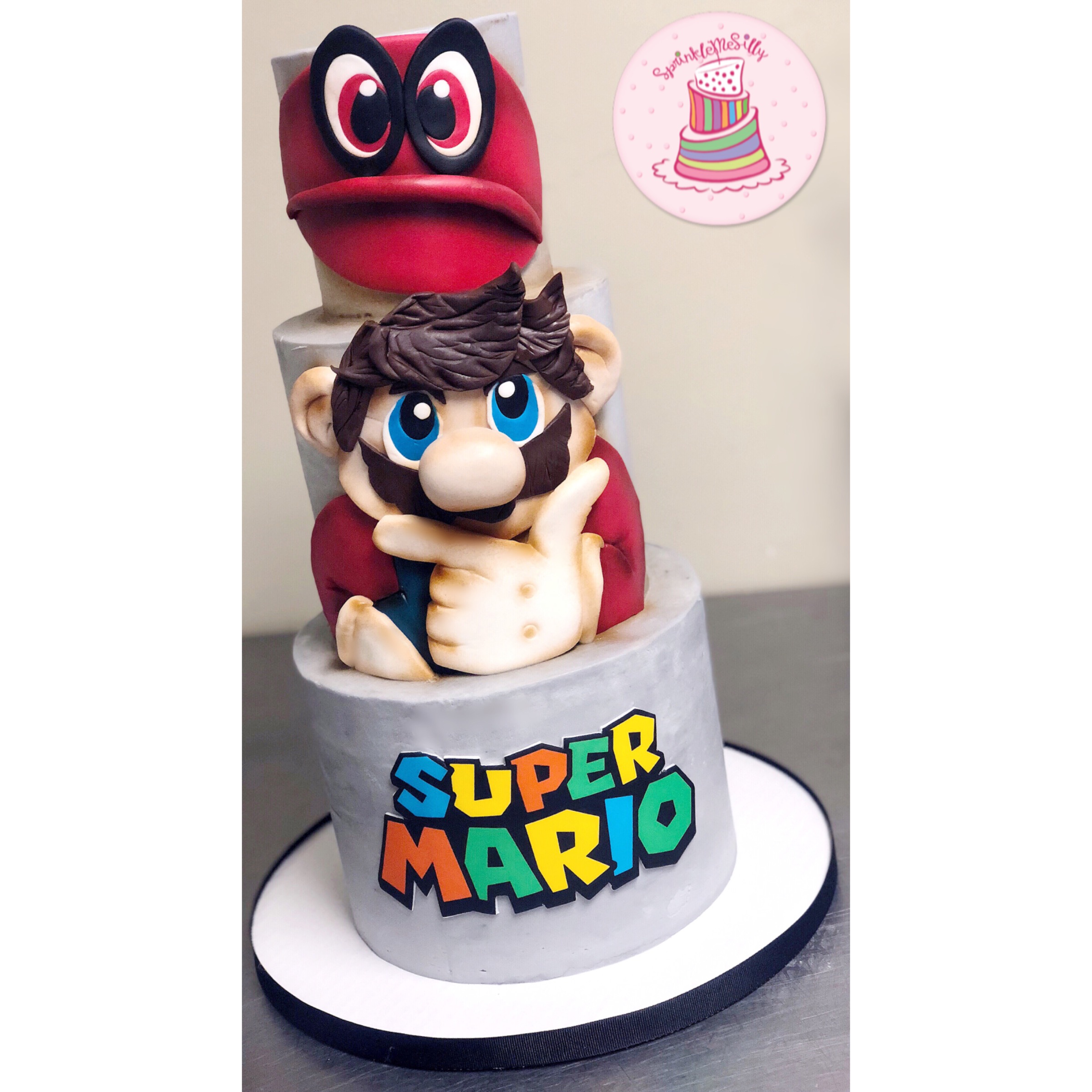 Mario Bros Cake (inspiration) - Sprinkle Me Silly photo