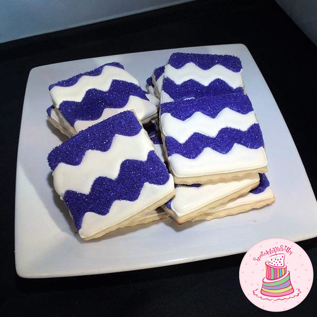 Chevron Sugar Cookies - Sprinkle Me Silly photo