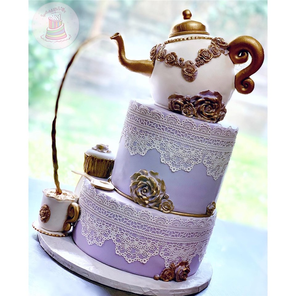 Party Cake Design from the Archive - Sprinkle Me Silly original photo