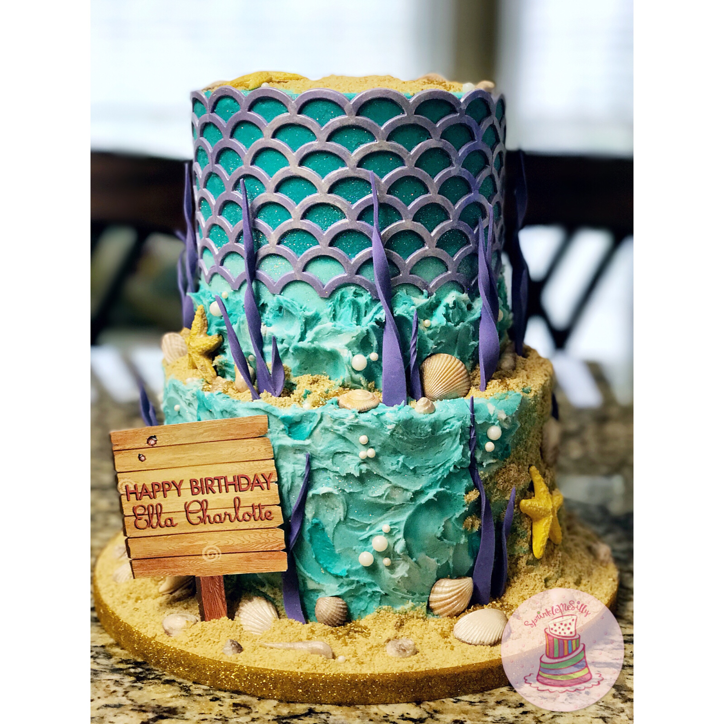 Party Cake Design from the Archive - Sprinkle Me Silly original photo