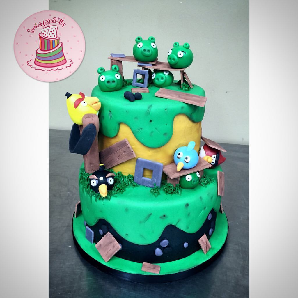 Angry Birds Cake - Sprinkle Me Silly photo