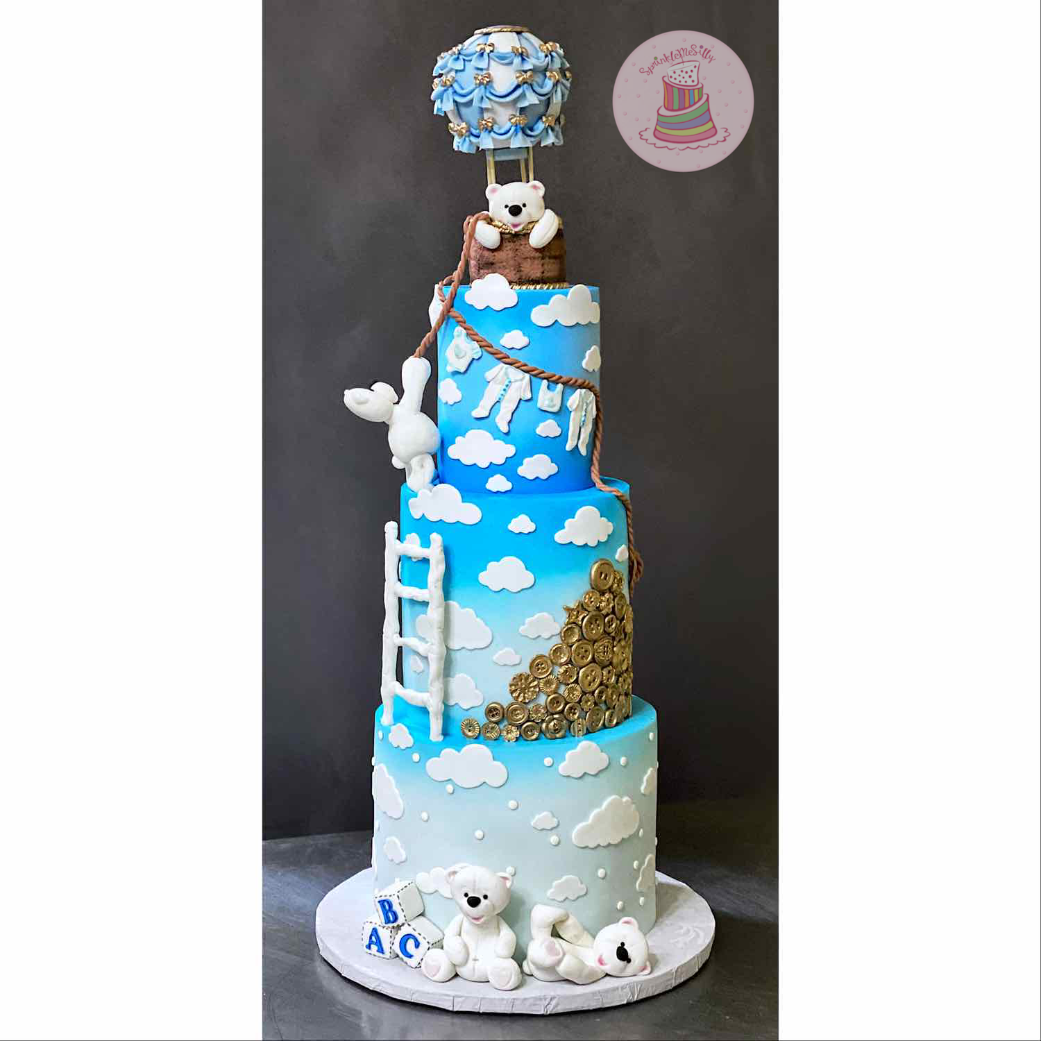 Teddy Bear Cake - Sprinkle Me Silly photo