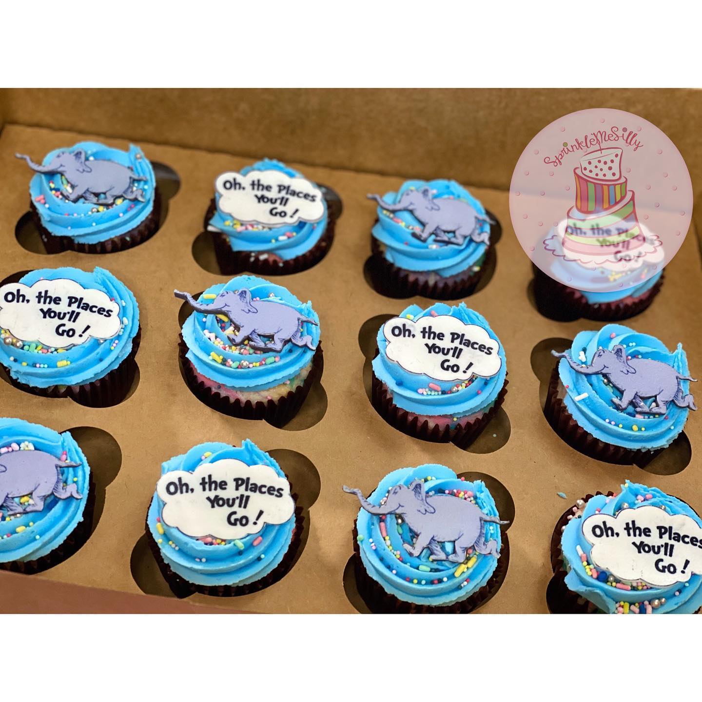 Oh, the Places You'll Go Cupcakes - Sprinkle Me Silly photo