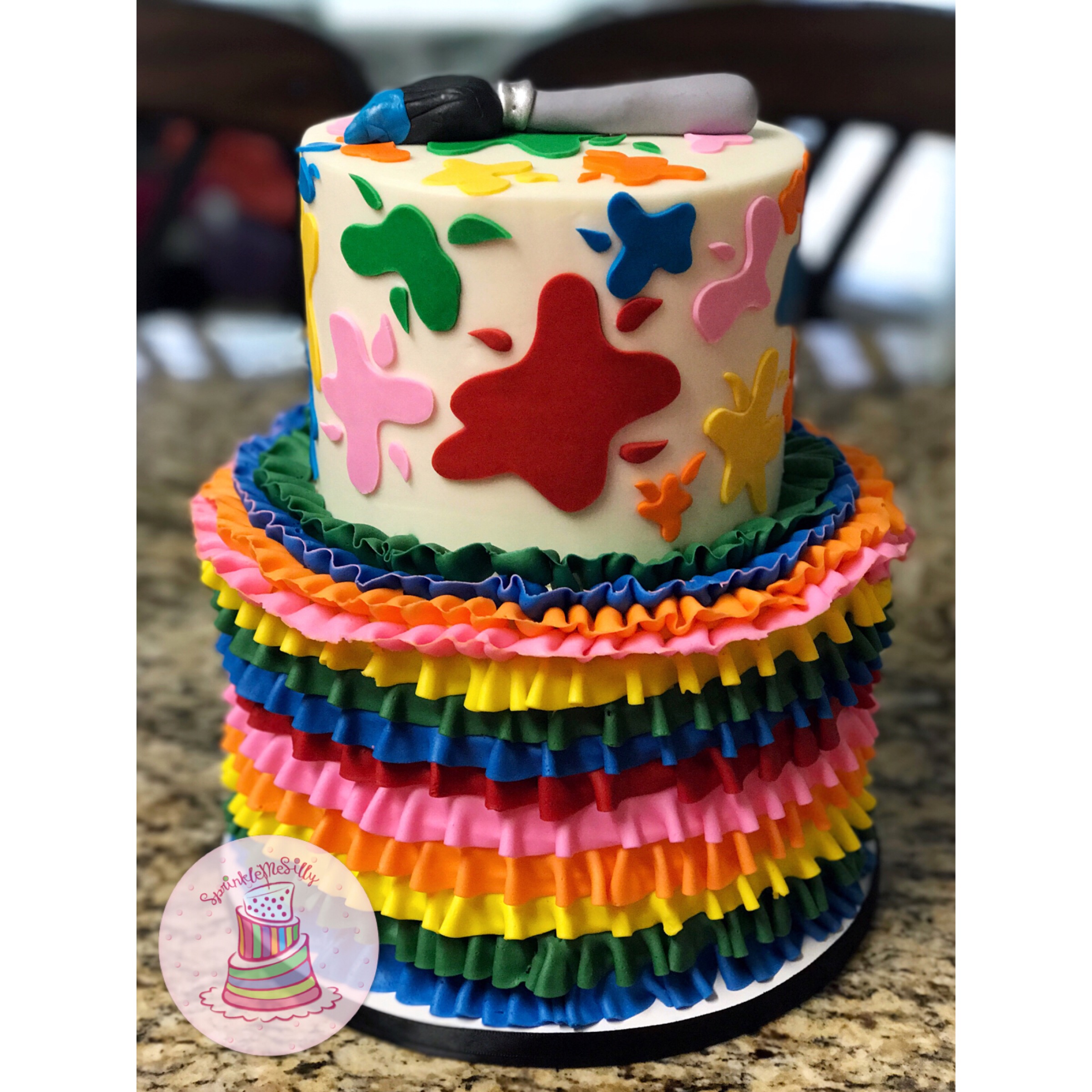 Party Cake Design from the Archive - Sprinkle Me Silly original photo