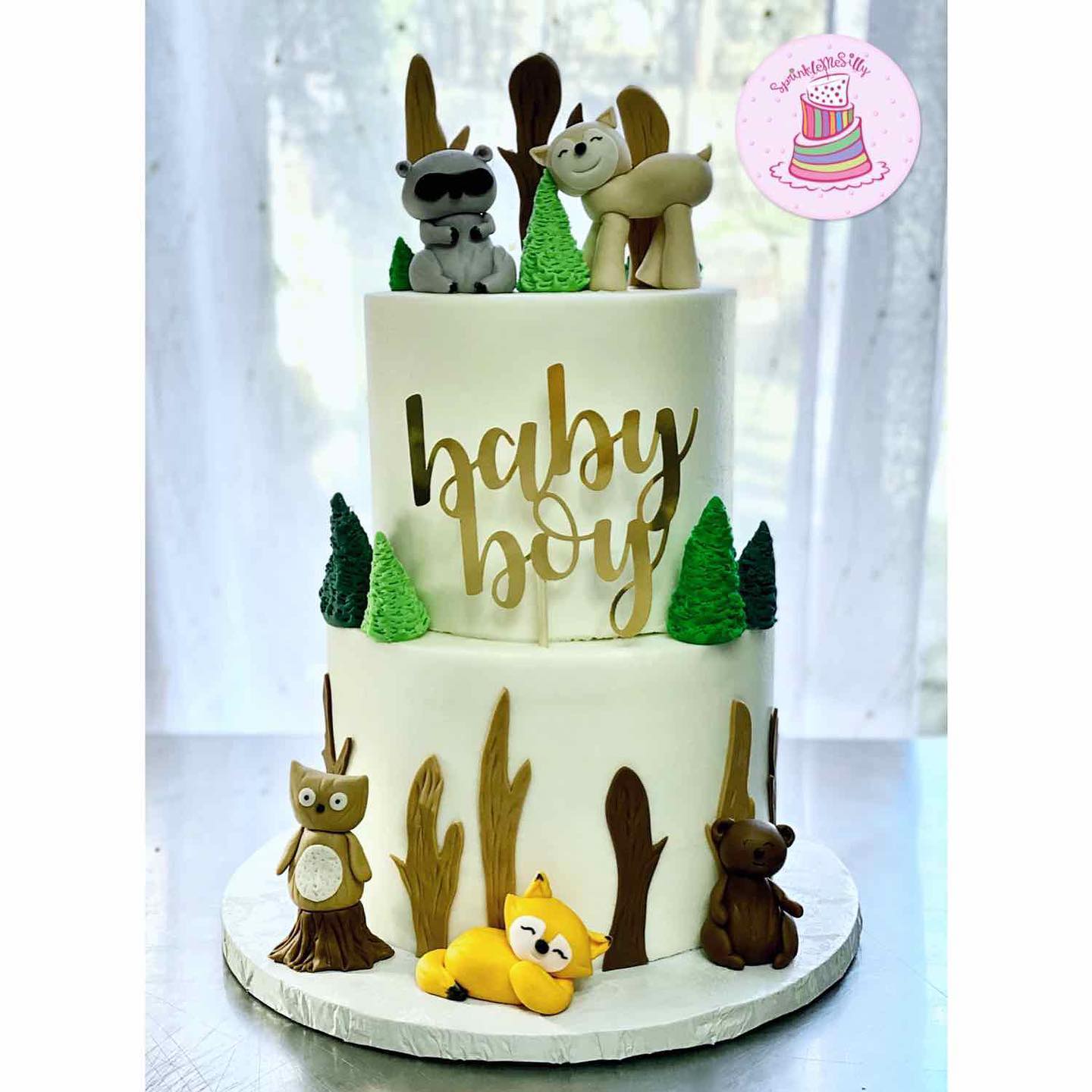 Woodland Theme Cake - Sprinkle Me Silly photo