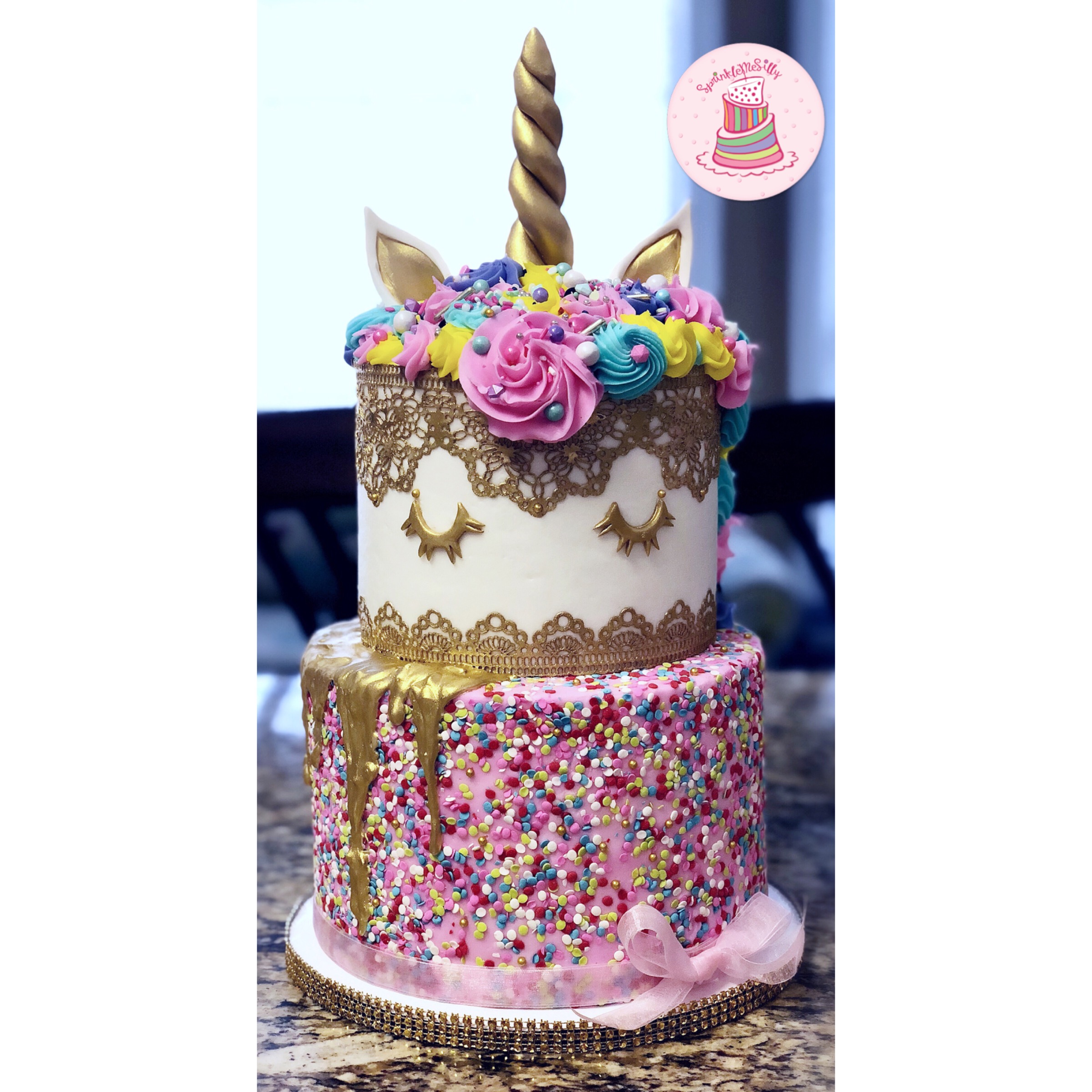 Party Cake Design from the Archive - Sprinkle Me Silly original photo