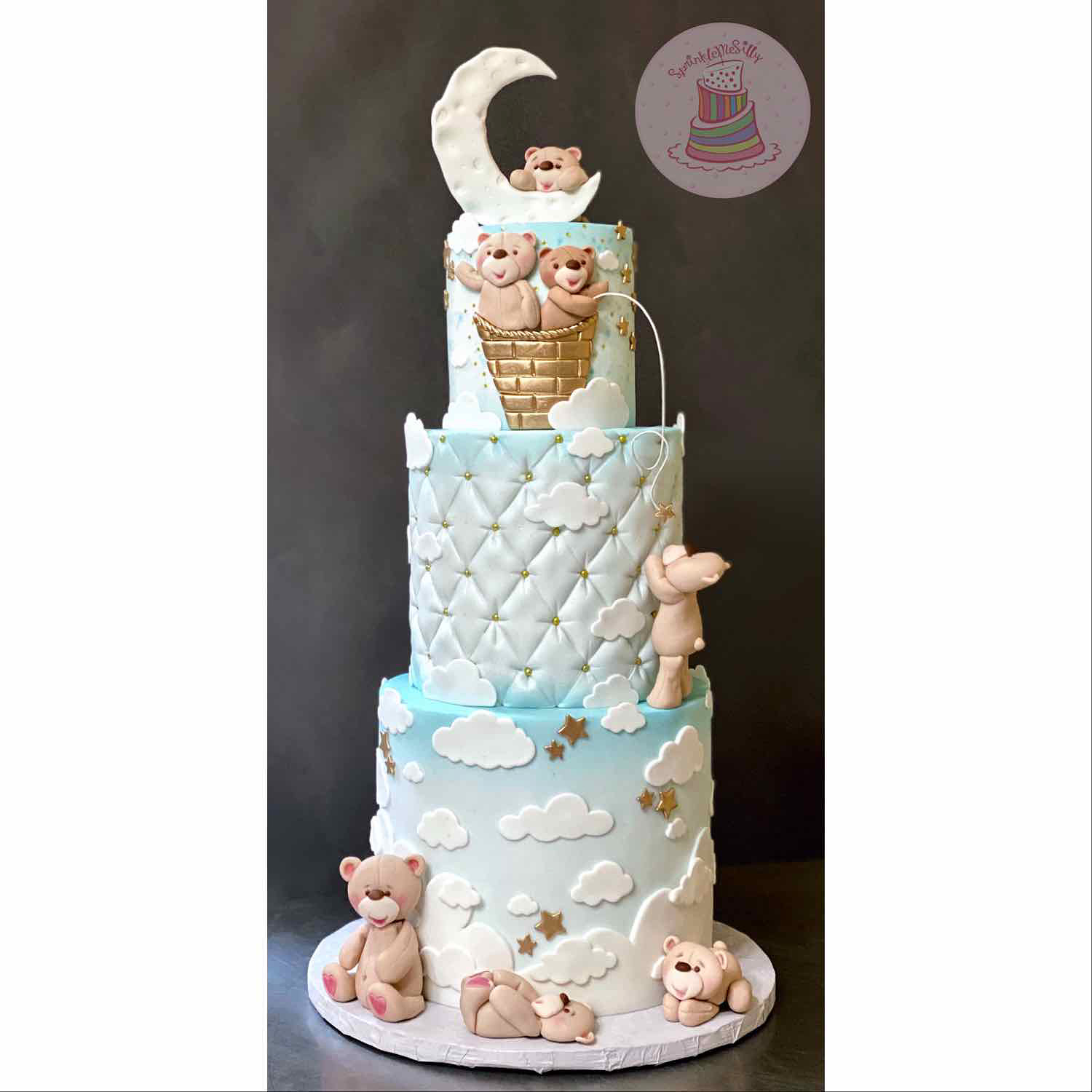 Teddy Bear Cake - Sprinkle Me Silly photo