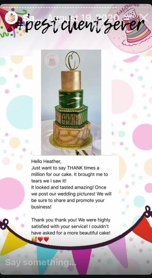 Original customer review screenshot 12 from Sprinkle Me Silly's Say What story highlight