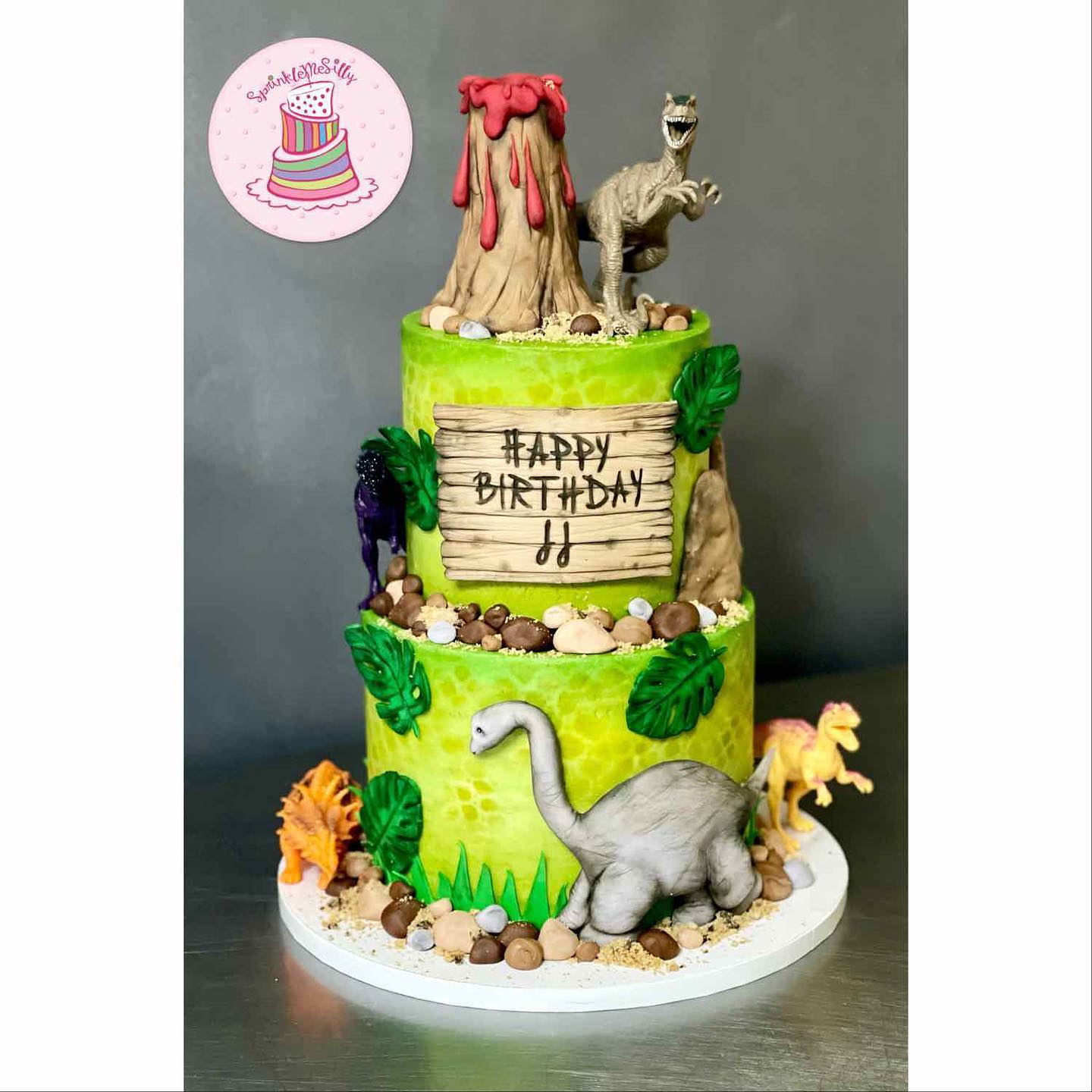 Dinosaur Cake - Sprinkle Me Silly photo