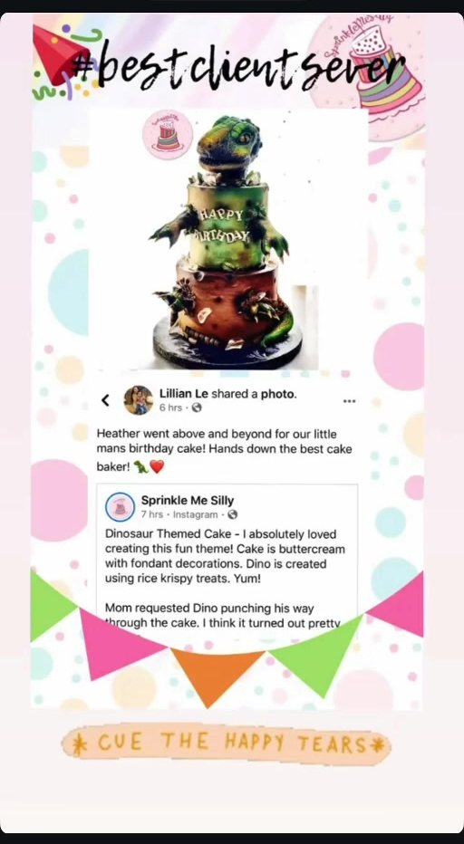 Original customer review screenshot 17 from Sprinkle Me Silly's Say What story highlight