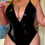 Thumbnail: Women's Plus Erotic Lingerie Bodysuit, Plus Size 