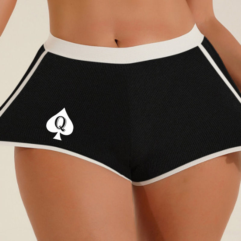 Thumbnail: Queen of Spades Womens Cotton Boxer Underwear 