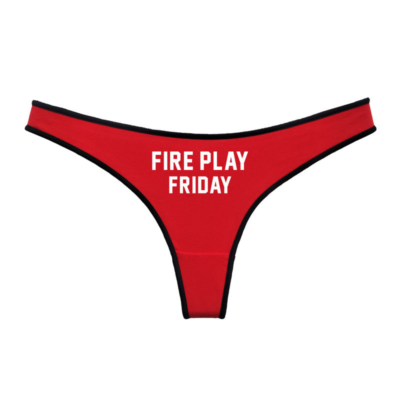 Thumbnail: Kinky Days of The Week Ladies Thong 