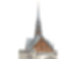 3D reconstruction of Viollet-le-Duc's Notre-Dame spire, showcasing gargoyles, apostle sculptures, and intricate oak-beam structure details.