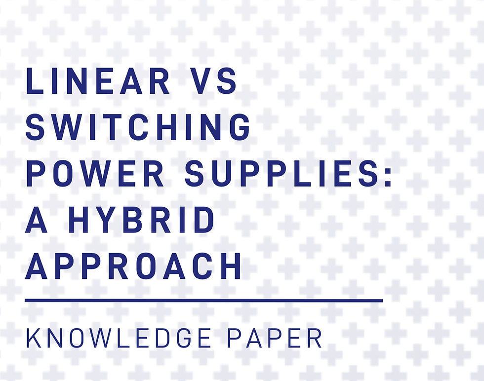 Moving Beyond Linear and Switching Power Supplies