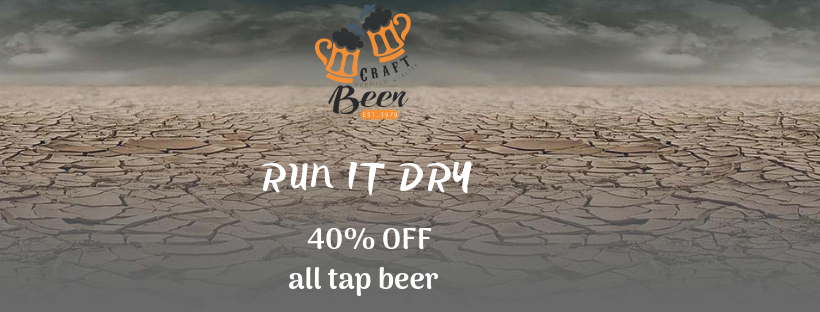 40% OFF All Tap Beer
