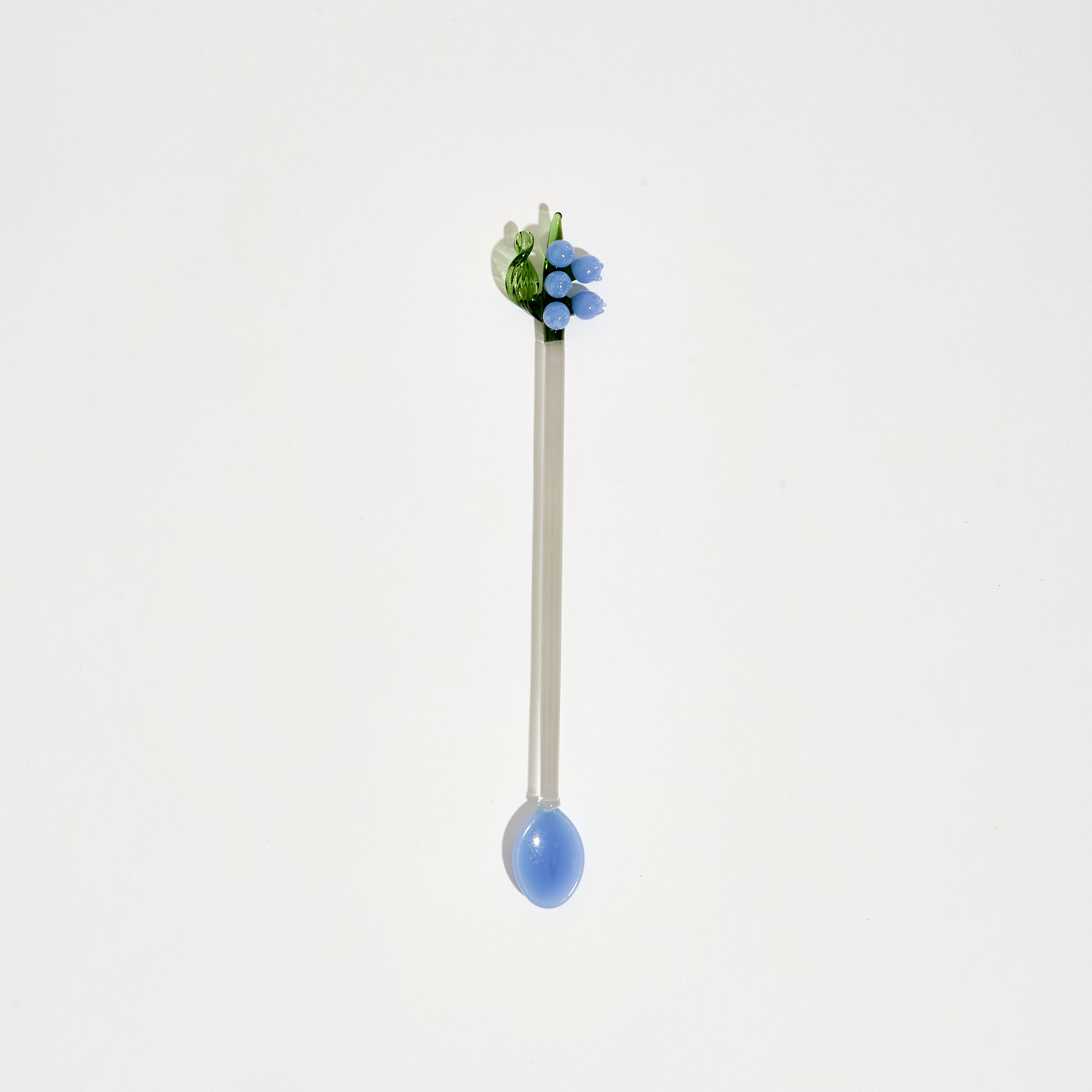 Flower Stirring Spoon - Blue