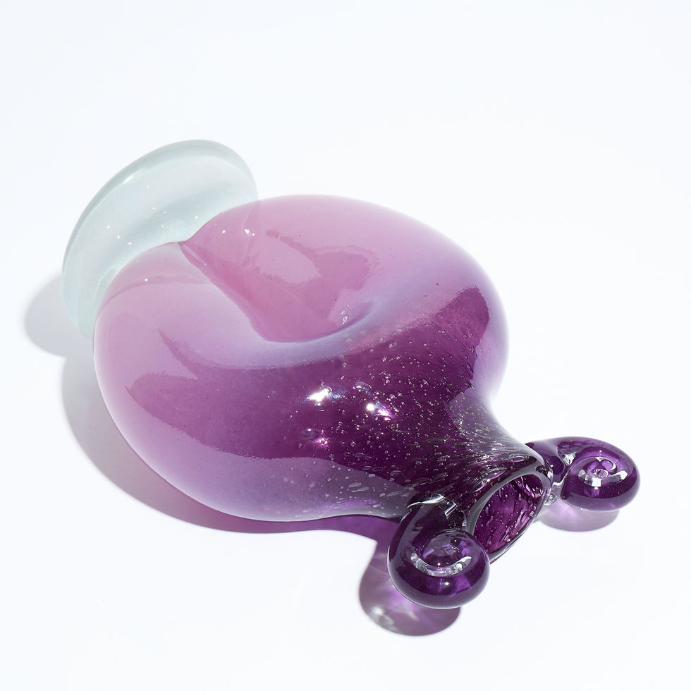 Thumbnail: Coco De Mer Vase - Amethyst Violet