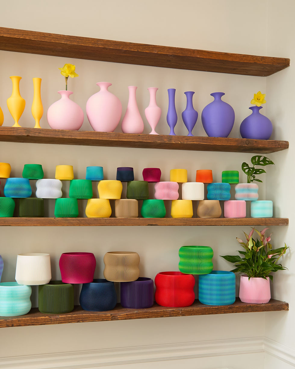 Thumbnail: Flute Vase - Purple Iris