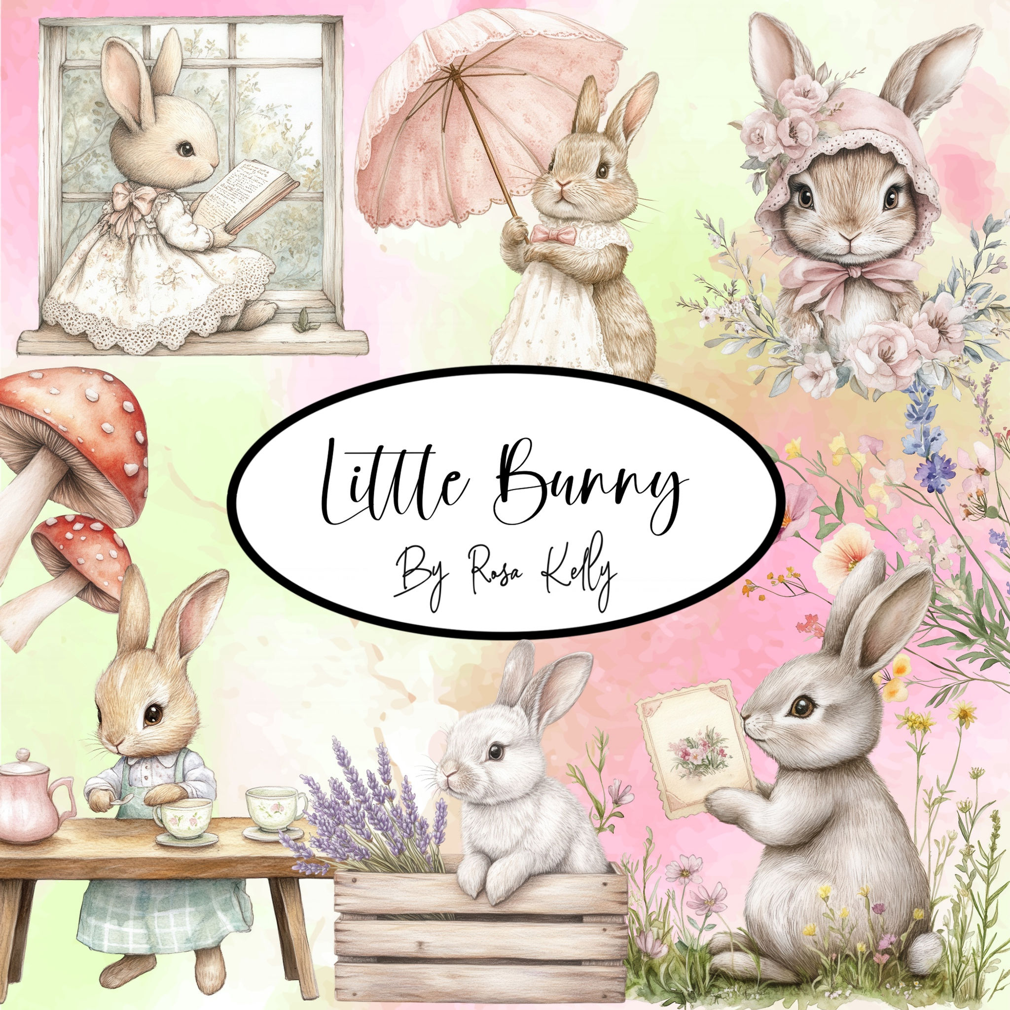 Little Bunny Digital Collection
