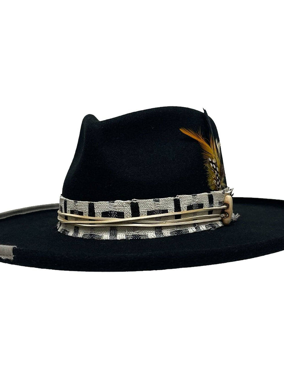 Pencil Rim Felt Fedora Hat