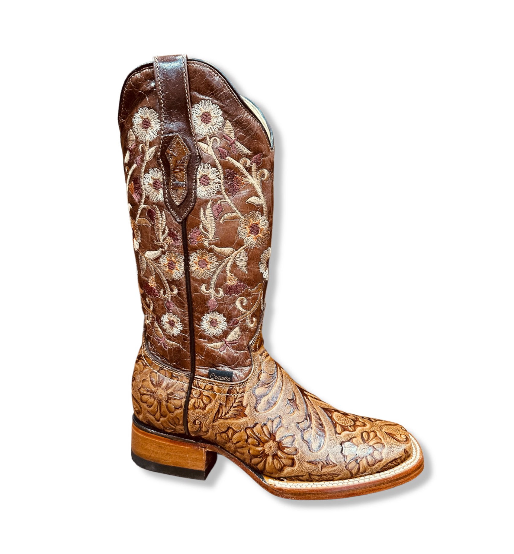 Cincelado Flores Cowgirl Boot