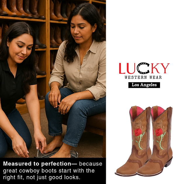 Lucky Western Wear Cowboy Boots That Fit and Look Great