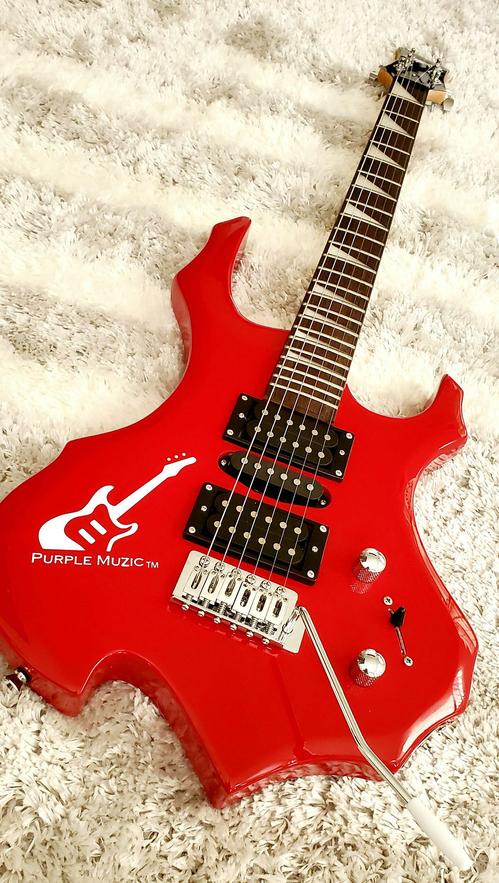 Thumbnail: Purple Muzic Electric Guitar by Glarry (Red)