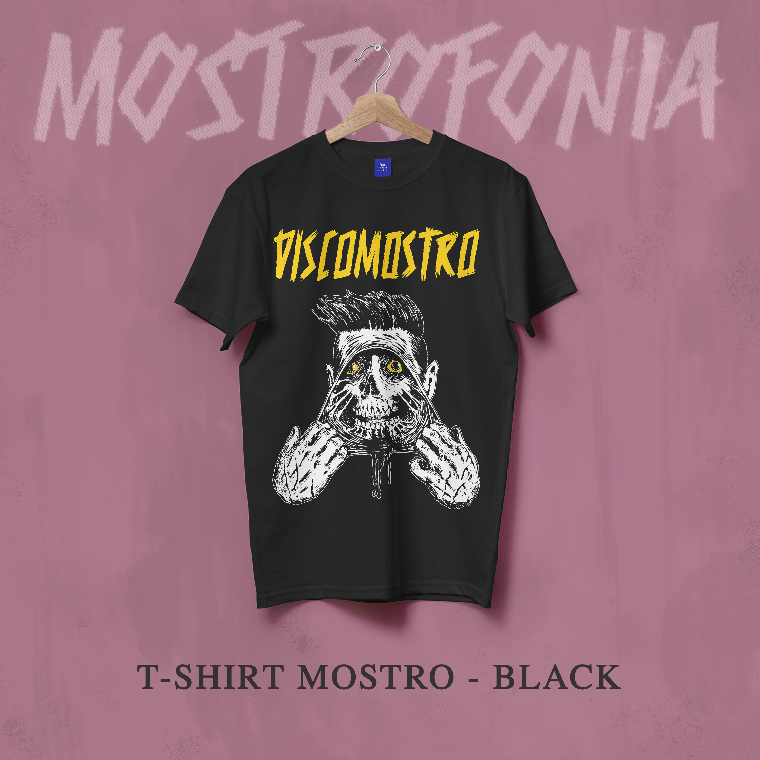 Discomostro "Mostro Black & Yellow" - (T-Shirt 2026)
