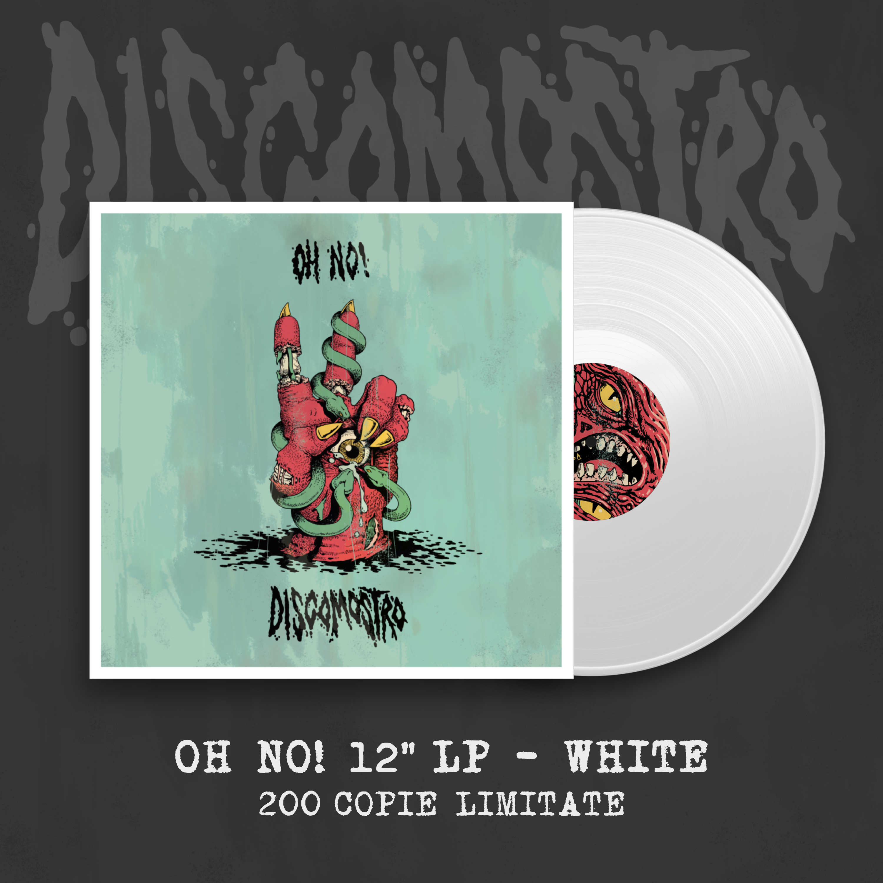 Discomostro "Oh No!" - (LP 12" White Vinyl 2026 Ristampa)