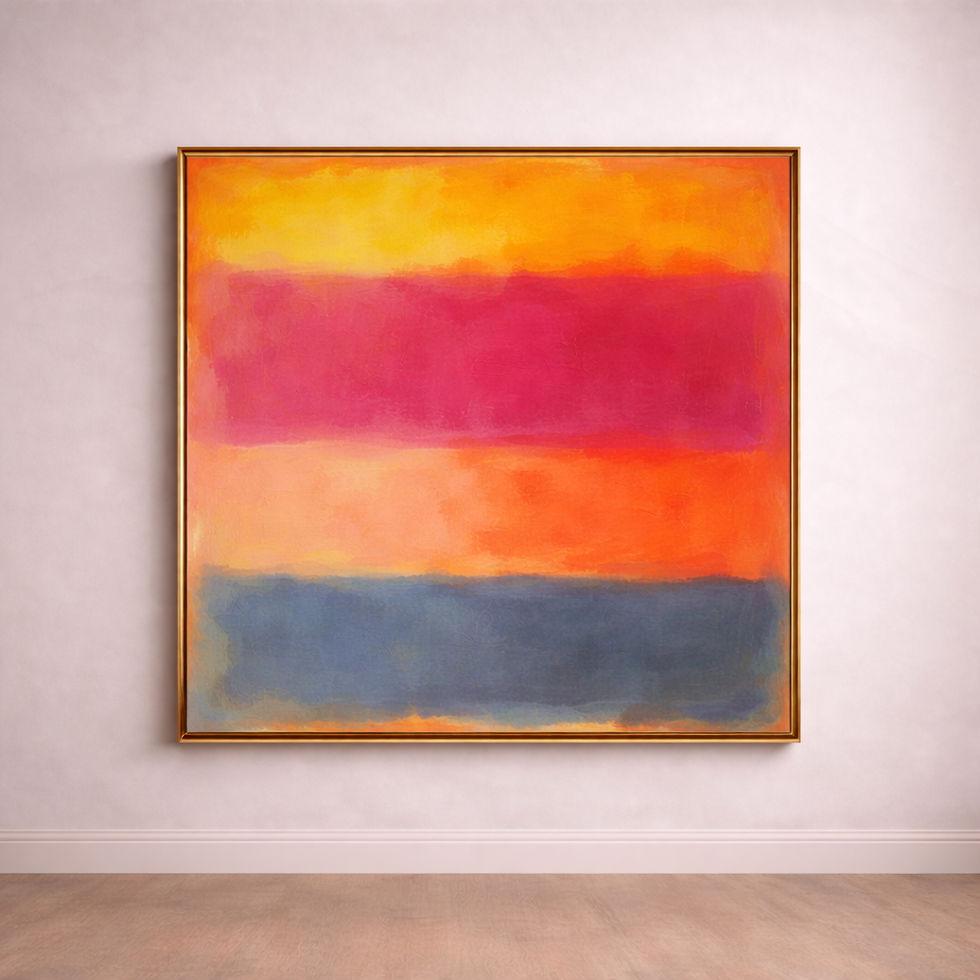 Colourful Modern Canvas Painting