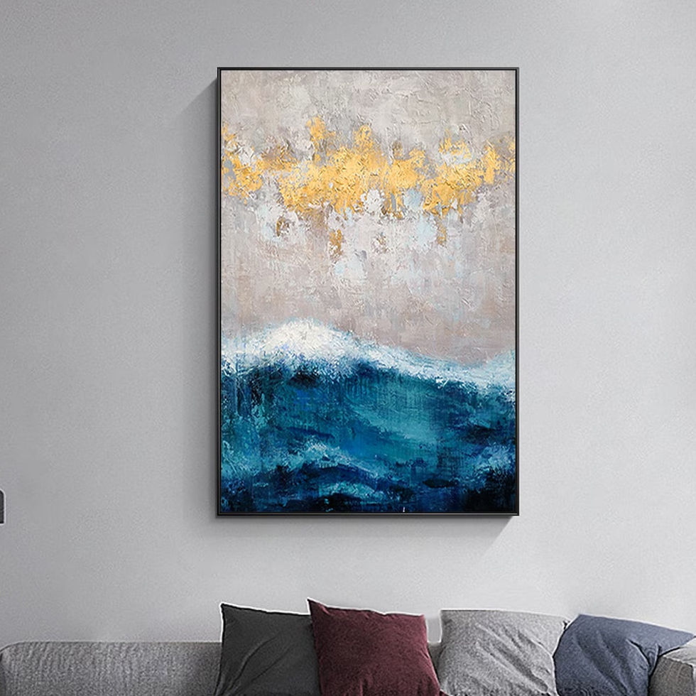 Abstract 100% Hand Painted Wall Art