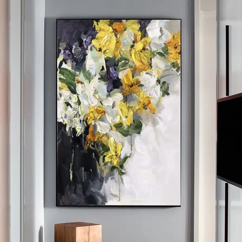 Flowers Hand Made Canvas