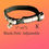 Thumbnail: Black/Patt 7"-10"L  adjustable  Handmade cat collar